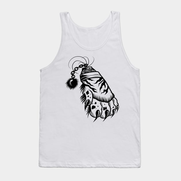Lucky tiger’s paw Tank Top by Adorline